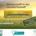 blauer Wasserfleck mit Text H2 Umfrage