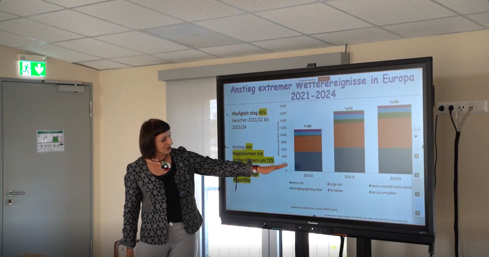 Zukunftsforum Nienburg Professorin Wydra zu Extremwetterereignissen
